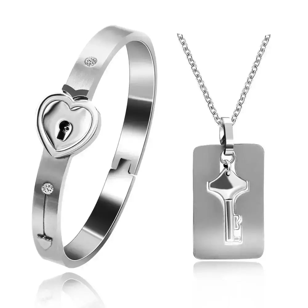 Union Bracelet & Necklace, Couple’s jewellery set UK, Romantic gift for couples, Couple necklace set UK, Anniversary gift for him and her, Valentine’s Day gift UK, Love and connection jewellery, Matching couple bracelet and necklace, Meaningful gift for partner, Unisex couple jewellery, Magnetic couple necklace, Heart bracelet and necklace set, Stylish couple jewellery UK, Premium couple gift set, Elegant unisex jewellery, Special occasion gift for couples, Gift box included necklace and bracelet
