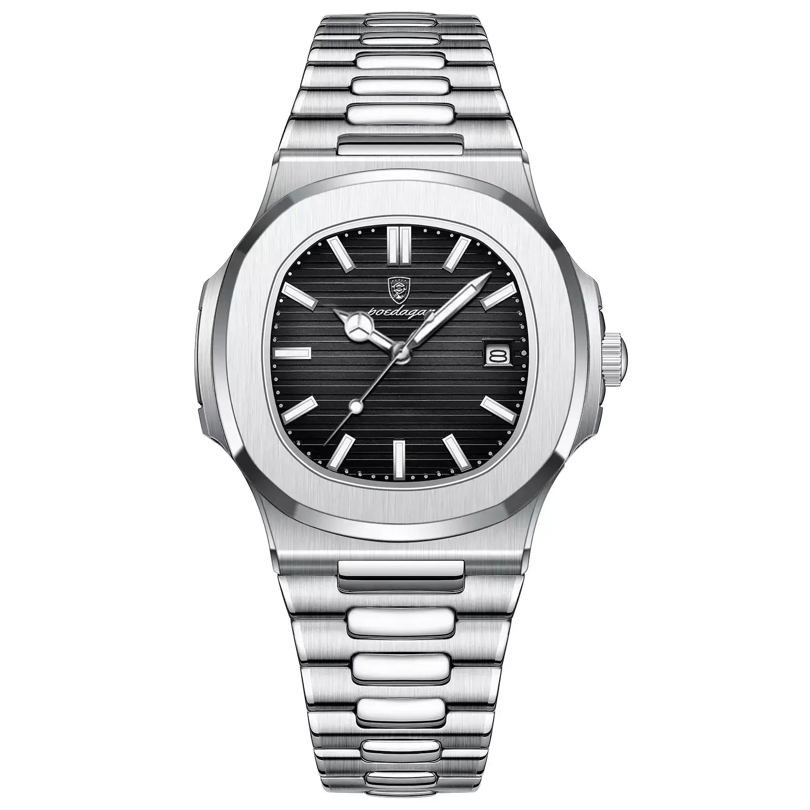 Regent™ men’s stainless steel watch with black dial