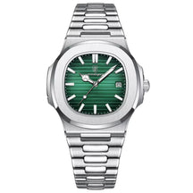 Regent™ men’s stainless steel watch with green dial