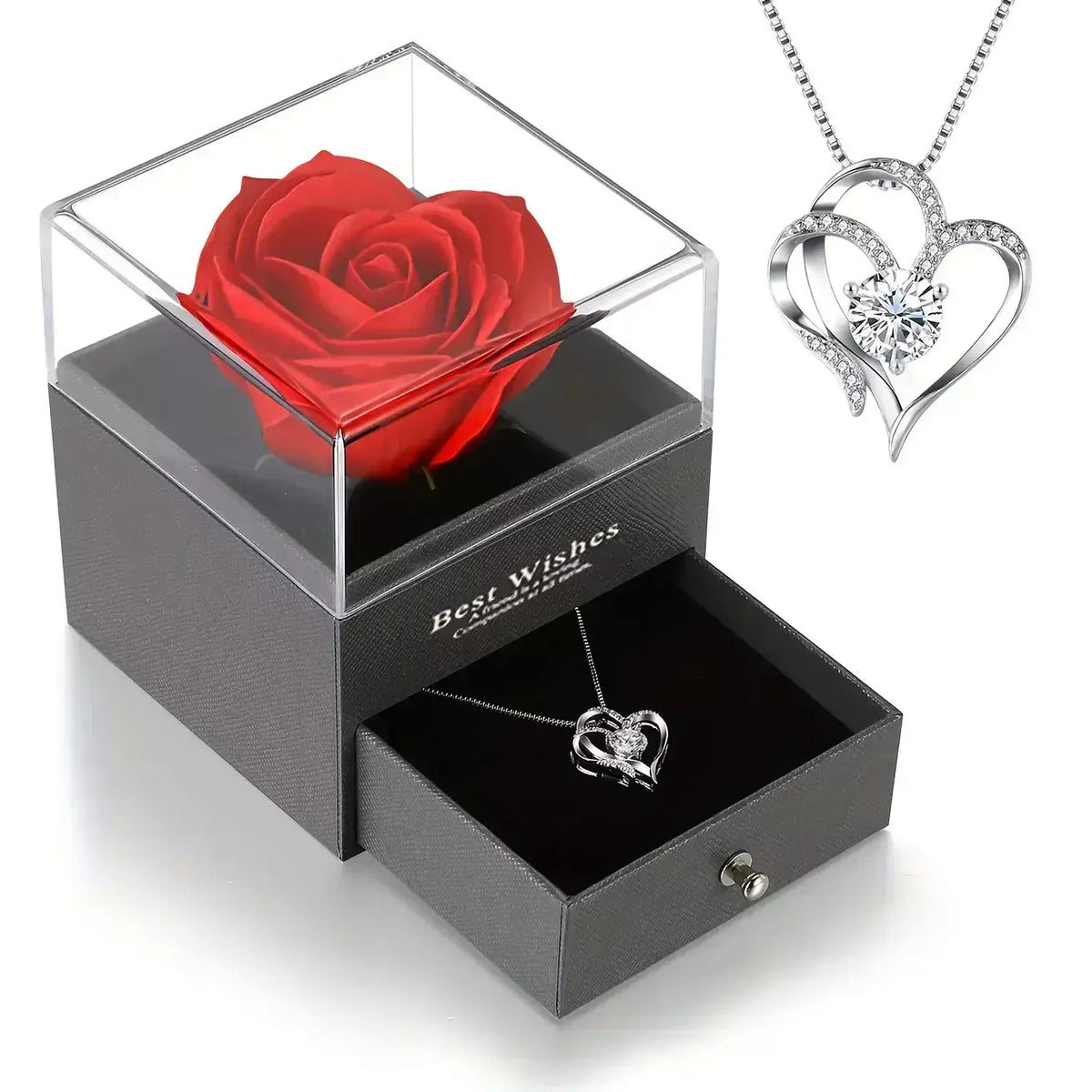 Magical Essence of Love Necklace, elegant women’s necklace, zirconia necklace, romantic gift necklace, jewellery for girlfriend, meaningful gift for her, silver adjustable necklace, sophisticated women’s jewellery, anniversary gift for wife, delicate feminine necklace, copper and zirconia jewellery, romantic birthday gift for her, timeless love necklace