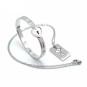 Union Bracelet & Necklace, Couple’s jewellery set UK, Romantic gift for couples, Couple necklace set UK, Anniversary gift for him and her, Valentine’s Day gift UK, Love and connection jewellery, Matching couple bracelet and necklace, Meaningful gift for partner, Unisex couple jewellery, Magnetic couple necklace, Heart bracelet and necklace set, Stylish couple jewellery UK, Premium couple gift set, Elegant unisex jewellery, Special occasion gift for couples, Gift box included necklace and bracelet