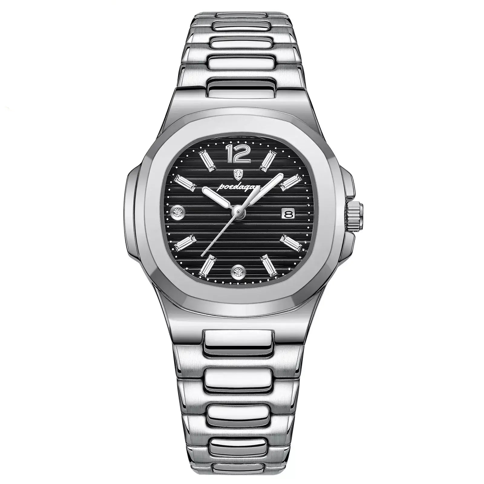 Luxury Square Women’s Watch,Luxury women’s watch, Ladies’ quartz watch, Waterproof women’s watch, Elegant ladies’ watch, Luminous watch for women, Women’s square dial watch, Fashion watch for women, Stylish women’s watch, Best gift for her watch, Durable women’s watch, Elegant everyday watch for women, Women’s watch with date display, Modern ladies’ wristwatch, Affordable luxury watch UK, Waterproof quartz watch for women