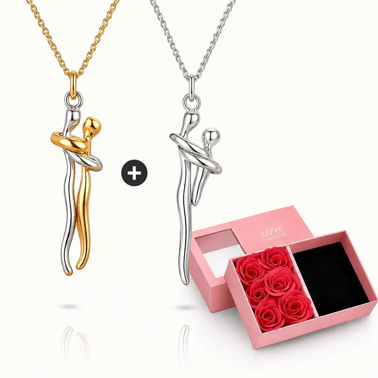 Eternal Embrace Necklace Set | Buy 1, Get 1 Free + Luxury Rose Gift Box