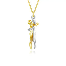 Eternal Embrace Couple Necklace, Eternal Embrace Necklace, Embrace Chain, Lovers Necklace, Soulmate Necklace, Couple Chain, Infinite Love Chain