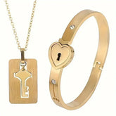 Union Bracelet & Necklace, Couple’s jewellery set UK, Romantic gift for couples, Couple necklace set UK, Anniversary gift for him and her, Valentine’s Day gift UK, Love and connection jewellery, Matching couple bracelet and necklace, Meaningful gift for partner, Unisex couple jewellery, Magnetic couple necklace, Heart bracelet and necklace set, Stylish couple jewellery UK, Premium couple gift set, Elegant unisex jewellery, Special occasion gift for couples, Gift box included necklace and bracelet