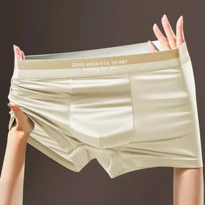 Veyro cream men’s boxer briefs with soft stretch fabric