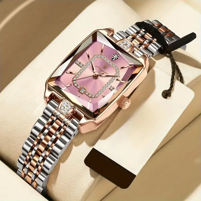 Seraphine – Luxury Women’s Watch, ladies luxury wristwatch with gift box, elegant stainless steel women’s watch, waterproof quartz ladies watch UK, timeless women’s watch for special occasions, fashionable women’s watch gift for her, slim elegant ladies watch with calendar, sophisticated women’s wristwatch stainless steel, luxury ladies watch for everyday wear