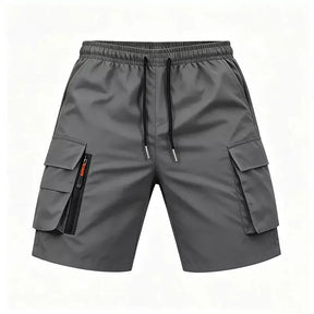 Kairo™ Men's Grey Cargo Shorts with drawcord waist and cargo pockets