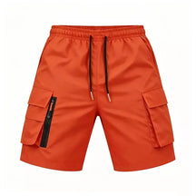 Kairo™ Men's Red Cargo Shorts with functional cargo pockets