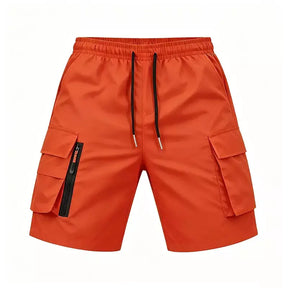 Kairo™ Men's Red Cargo Shorts with functional cargo pockets